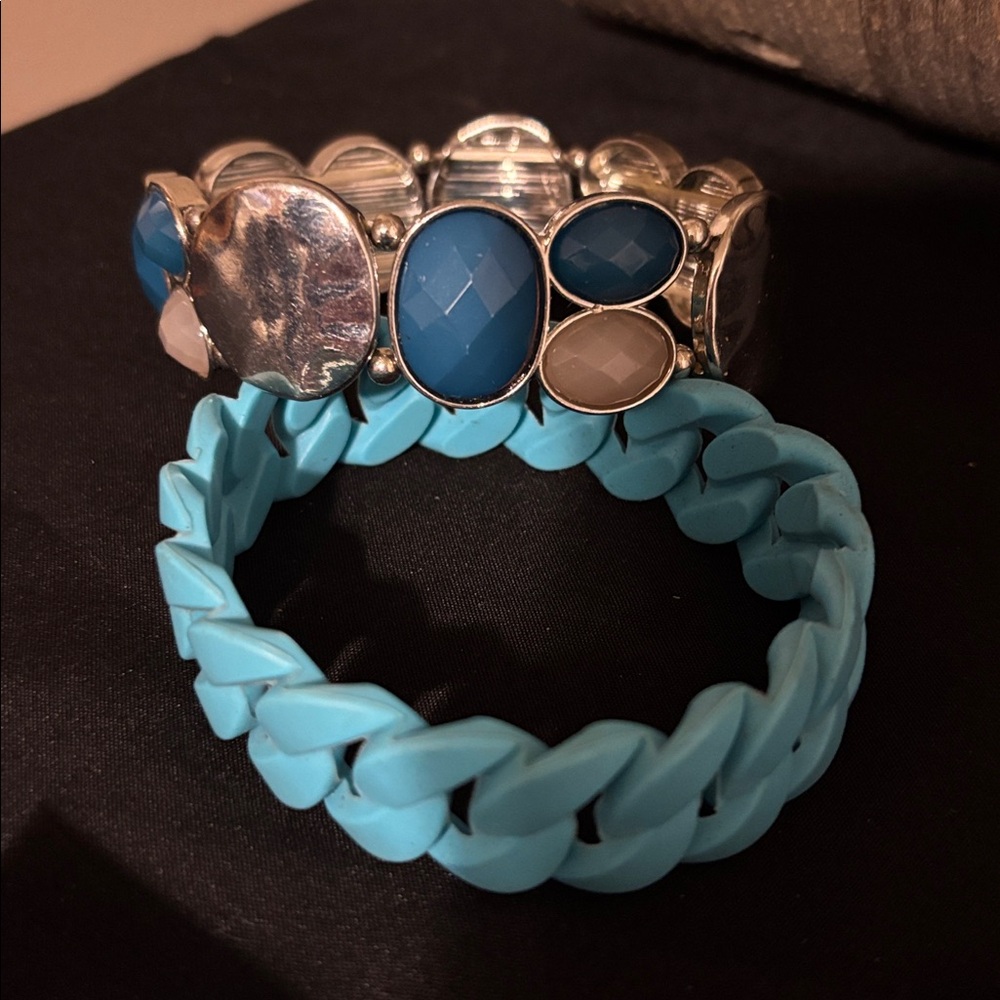 Set Of Bracelets Teal